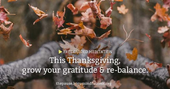 Free Guided Meditation: Thanks-Growing Meditation